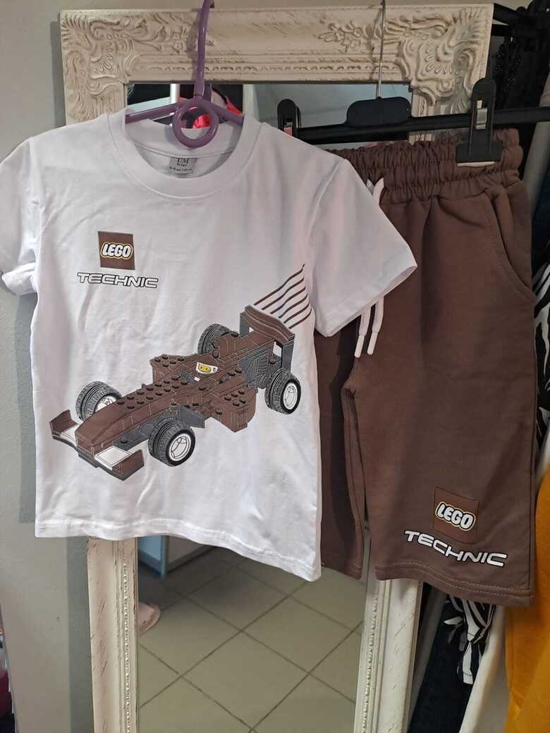 110cm Zēnu šortu komplekts ar T-kreklu