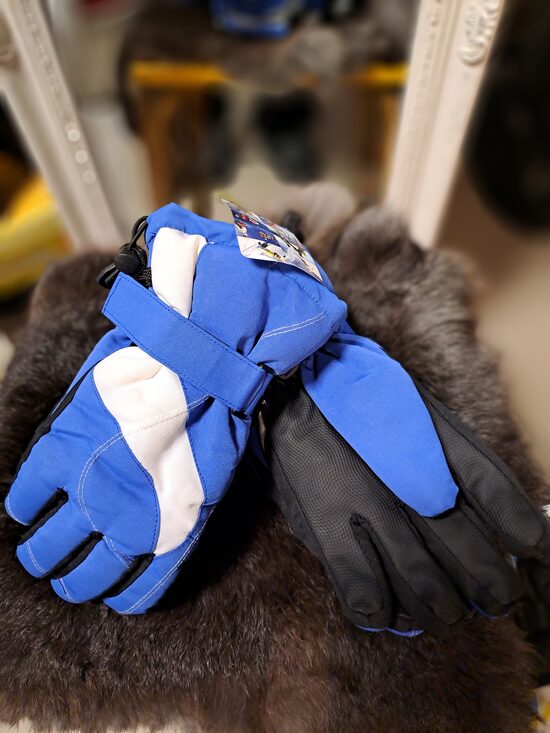 Zilais valis ( ziemas cimdi) M-Lizm