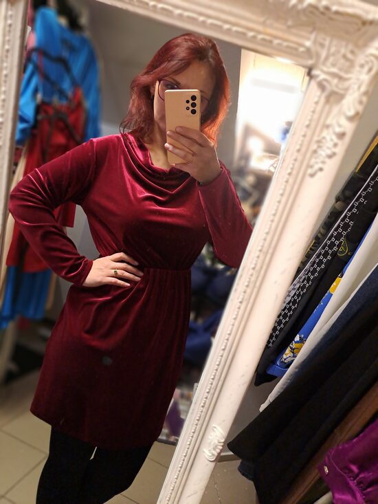 Velūra sārtais šarms S/XLizm.