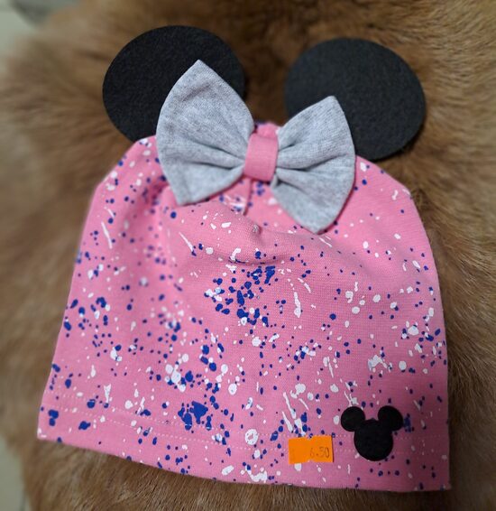 Minnijas kokvilnas cepure 3-6gadi