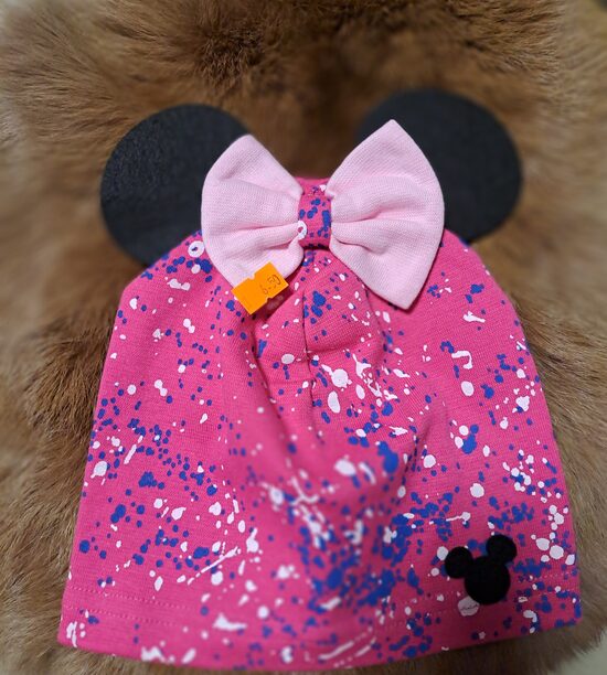 Minnijas kokvilnas cepure 3-6gadi