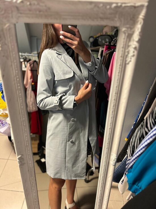 Pelēkais rudens plašķis/ mētelis XS/Sizm.