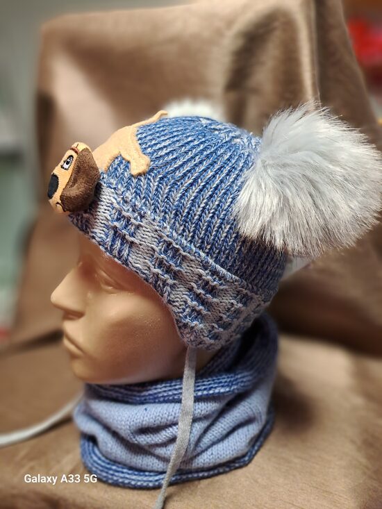 Komplekts cepure+tuneļšalle 2-3gadi